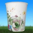 kubeczki papierowe roslinne akwarelowe galazki maki 270 ml 8 szt