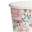kubeczki papierowe roze paw 250 ml 10 szt