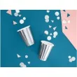 kubeczki papierowe srebrne partydeco 220ml 6 sztuk