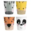 kubeczki papierowe urodzinowe safari mix partypal 220 ml 4 szt
