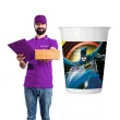 kubeczki plastikowe batman rogue rage procos 200 ml 8 szt