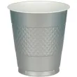 kubeczki plastikowe diamond amscan 355 ml srebrne 20 szt