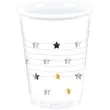 kubeczki plastikowe gwiazdy procos 200 ml 8 szt