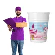 kubeczki plastikowe jednorozec unicorn 200 ml 8 szt