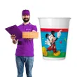 kubeczki plastikowe myszka mickey rock the house procos 200 ml 8 szt