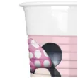 kubeczki plastikowe myszka minnie rozowe procos 200 ml 8 szt