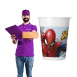 kubeczki plastikowe spiderman crime fighter procos 200 ml 8 szt