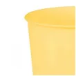kubeczki plastikowe wielokrotnego uzytku falbanka pastelowe zolty 220 ml 4 szt
