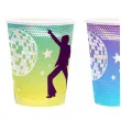 kubeczki retro disco kula i tancerze partypal 220 ml 6 szt