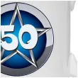 kubek blue star 50 urodziny 330 ml