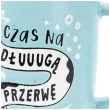 kubek jamnik czas na dluga przerwe blekitny partydeco 350 ml