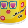 kubek magiczny kocham cie bialy bgtech 300 ml