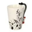 kubek muzyka gitara czerwona 250 ml gm