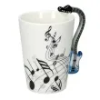 kubek muzyka gitara niebieska 250 ml gm