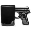 kubek pistolet czarny 500 ml gm