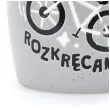 kubek rower dopiero sie rozkrecam szary partydeco 350 ml