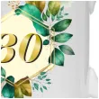 kubek szmaragdowe listki 30 urodziny 330 ml