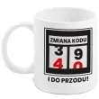 kubek z nadrukiem boss zmiana kodu 40 bialy bgtech 300 ml