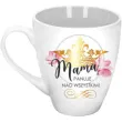 kubek z nadrukiem mama panuje nad wszystkim korona bialy bgtech 470 ml