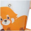 kubek z ogonkiem panda czerwona porcelowany puckator 340 ml