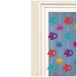 kurtyna na drzwi 40 urodziny mix amscan 90x200 cm