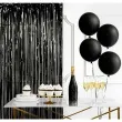 kurtyna na drzwi classic czarna partydeco 250 x 90 cm