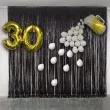 kurtyna na drzwi classic czarna partypal 250 x 100 cm