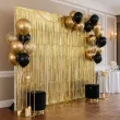 kurtyna na drzwi classic mat blady zloty godan 200 x 100 cm