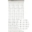 kurtyna na drzwi gwiazdki metalik srebrny folat 200 x 100 cm