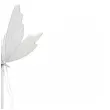 lampa stojaca led dekoracyjna motyl dekoracja na urodziny wesele komunie bialy 60 cm