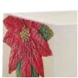 lampion christmas flower kwiaty poinsencji kostka ecru bartek candles 110 105 mm