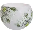 lampion christmas flower kwiaty poinsencji kula biala bartek candles 120 mm