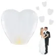 lampion latajacy serce l bialy partydeco 37 x 93 x 95 cm
