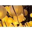 lampion papierowy bialy 35 cm