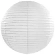 lampion papierowy classic bialy partydeco 25 cm