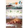 lampion papierowy classic zloty partydeco 25 cm