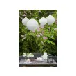 lampion papierowy kula bialy partydeco 30 cm