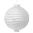lampion papierowy kula bialy partydeco 30 cm