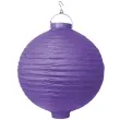 lampion papierowy kula fioletowy partydeco 30 cm