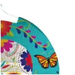 lampion papierowy meksykanska czaszka kolorowy amscan 25 cm