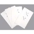lampion torebki na swiece motyle bialy partydeco 10 szt