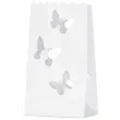 lampion torebki na swiece motylki bialy partydeco 10 szt
