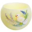 lampion wielkanocna kula z kurczakiem zolty bartek candles 120 mm