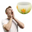 lampion wielkanocna kula z zonkilem bialy adpal 120 mm