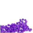 lancuch choinkowy korale fioletowe arpex 8 mm 2 7 m