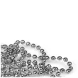 lancuch choinkowy korale srebrne arpex 4 mm 2 7 m