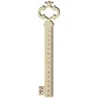 linijka klucz drewniana 15 cm