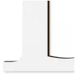 litera laminowana times d bialy rozm m 100x100 mm
