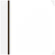 litera laminowana times d bialy rozm m 100x100 mm