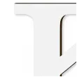 litera laminowana times l bialy rozm m 88x100 mm